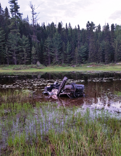 PULL OUT YOUR ATV WITH A PORTABLE WINCH