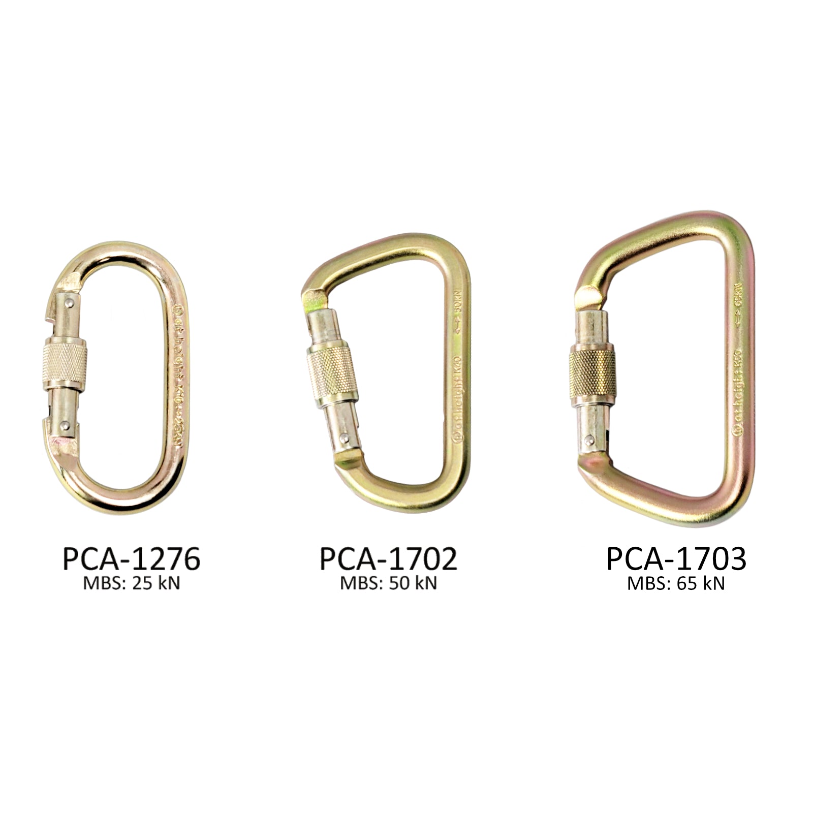Steel Locking Carabiners – Portable Winch CA