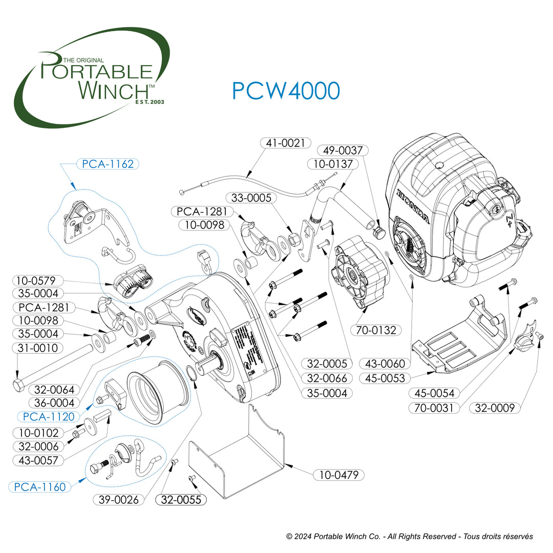 PCW4000 Spare Parts
