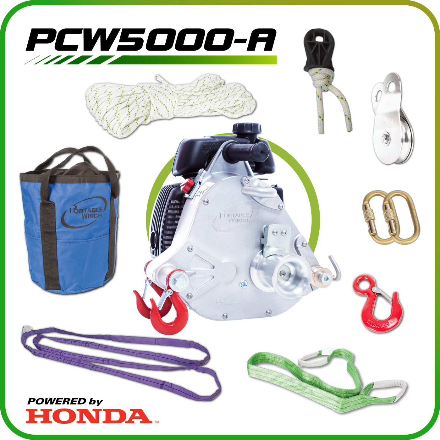 GXH50 Gas-Powered Portable Winch