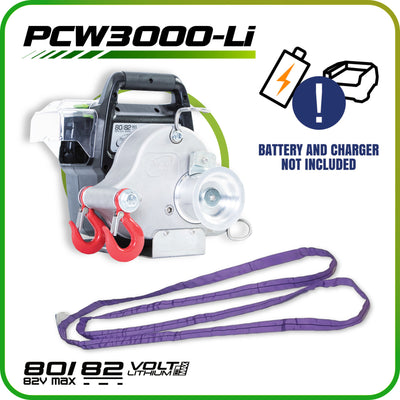 80/82 V Battery-Powered Pulling Winch