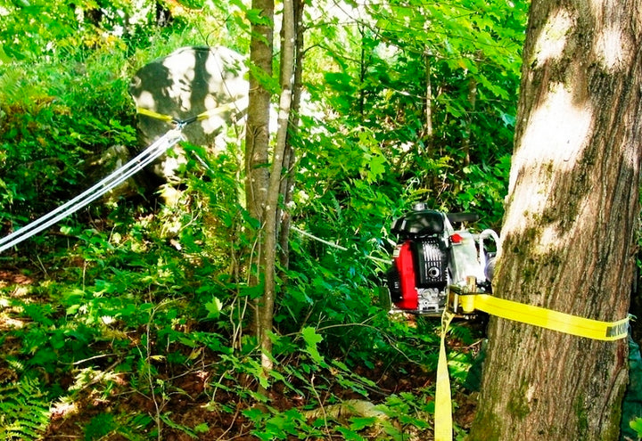 SYSTÈME D’ANCRAGE POUR ARBRES ET POTEAUX AVEC RONDELLES DE CAOUTCHOUC