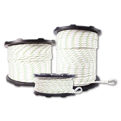 Ø 12 mm Double-Braided Polyester Ropes with Splices and Thimbles