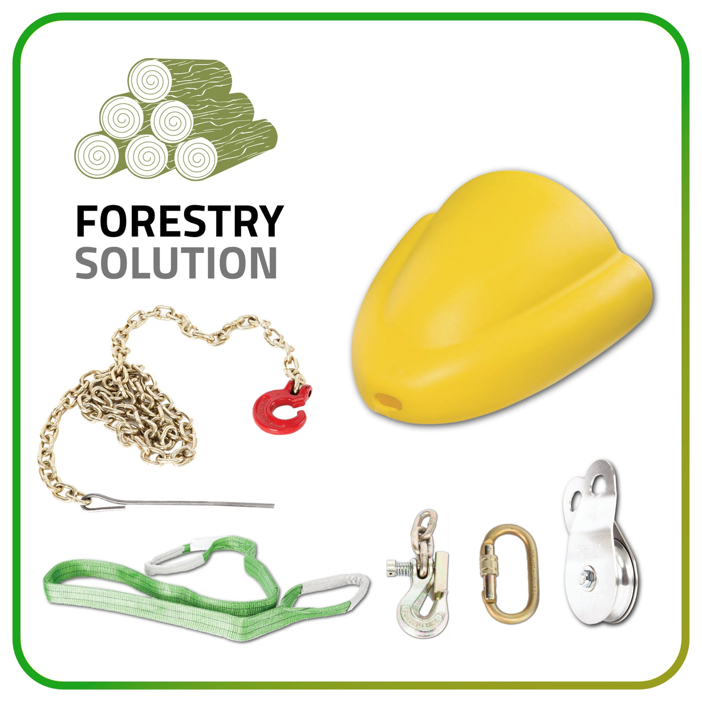 Forestry winch kit
