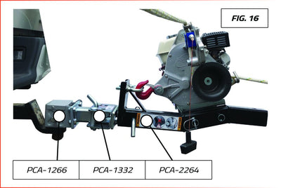 Heck-Pack Anchoring System with Adaptor for 50-mm Towing Ball