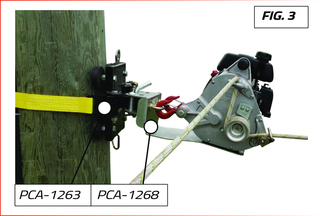 Winch Rope Support Winch Support Plate – Portable Winch CA